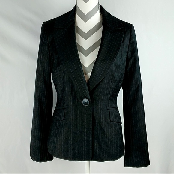 Ann Taylor Jackets & Blazers - Ann Taylor fine italian Wool Pinstripe Jacket